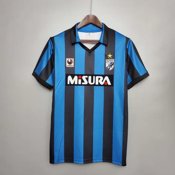 Camiseta de fútbol Inter Milan 1988/90 LOCAL MANGA CORTA VERSION FAN